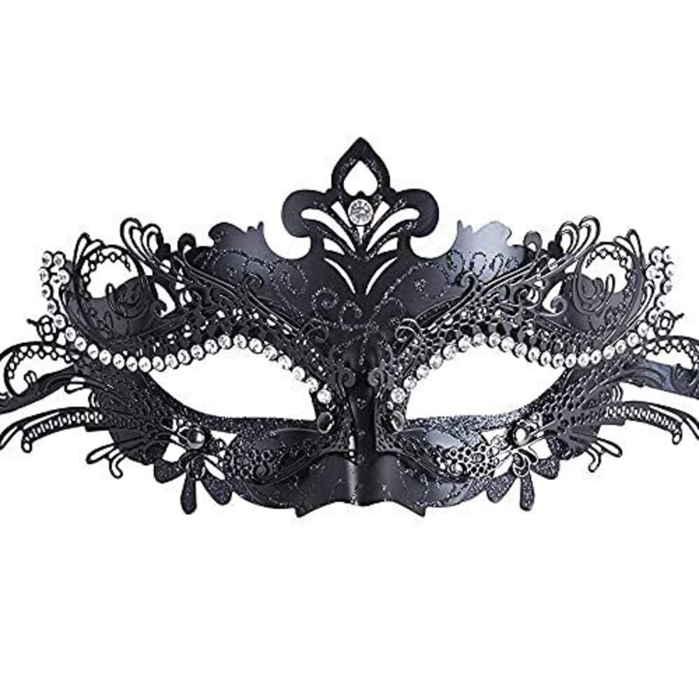 4900 / Masquerade Metal Masks Venetian Halloween Costume Mask Mardi Gras